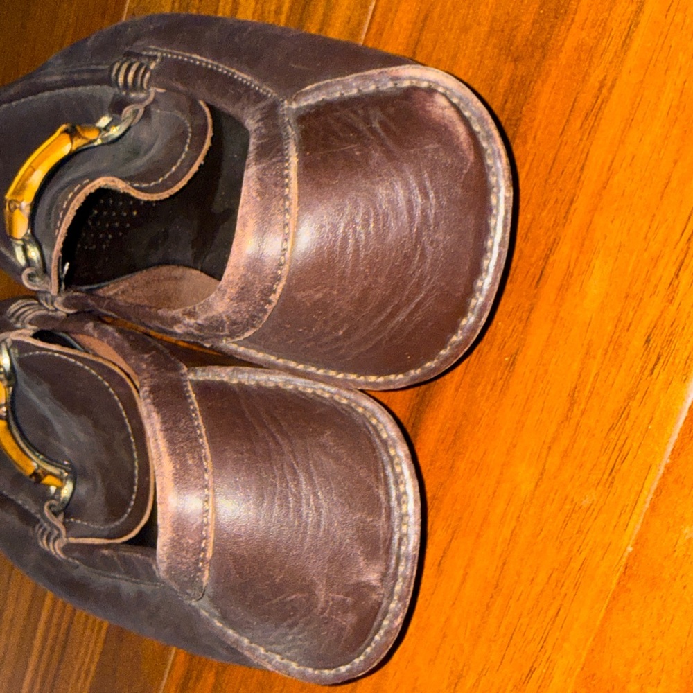 Gucci Men’s Brown Leather Horsebit Loafers - Picture 3 of 6